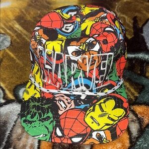 Marvel Multicolor Comic Character Cap